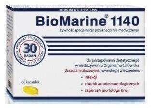BioMarine 1140 olej z wątroby rekina 60 kapsułek