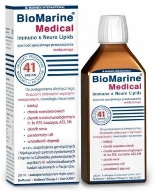 BioMarine Medical Immuno & Neuro Lipids płyn 200 ml
