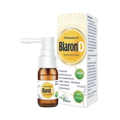 Bioaron D spray 1000 j.m. płyn 10 ml