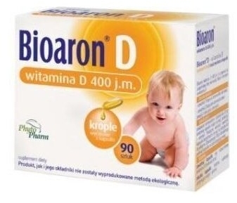 Bioaron Witamina D 90 kapsułek (Data ważności 29.02.2024)