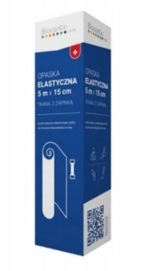 Biocanto  Opaska elastyczna z zapinką 5m*15cm 1 sztuka