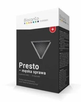 Biocanto Presto - męska sprawa 30 kapsułek 