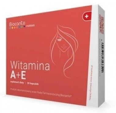 Biocanto Witamina A + E 30 kapsułek