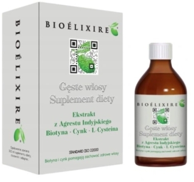 Bioelixire Gęste Włosy Suplement Diety 300 ml
