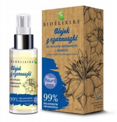 Bioelixire Olejek z Czarnuszki włosy cienkie 50ml