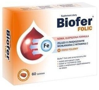 Biofer Folic 60 tabletek