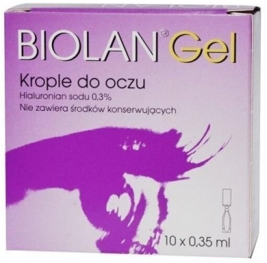 Biolan Gel 0,3% krople 10 minimsów