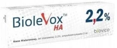 Biolevox HA 2,2% 1 ampułkostrzykawka 2ml