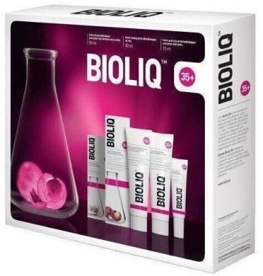 Bioliq 35+ Zestaw Krem do cery suchej 50 ml + Krem na noc 50 ml + Krem pod oczy 15 ml