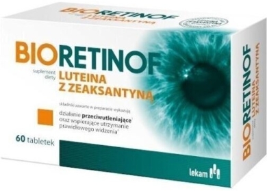 Bioretinof luteina z zeaksantyną 60 tabletek