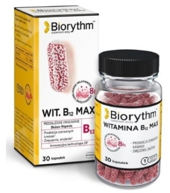 Biorythm Witamina B12 Max 30 kapsułek