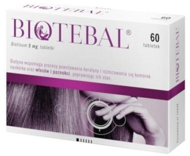Biotebal 5 mg 60 tabletek