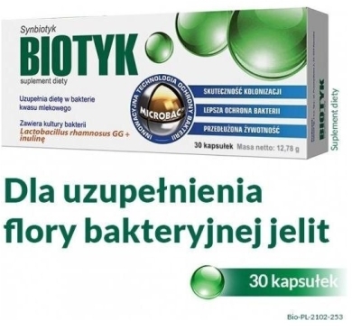 Biotyk Synbiotyk 30 kapsułek