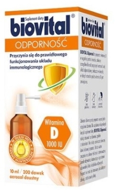Biovital Odporność aerozol doustny z witaminą D 10ml