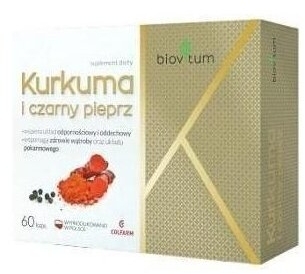 Biovitum Kurkuma i czarny pieprz 60 kapsułek