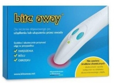 Bite Away urządzenie łagodzące ból po ukąszeniach i użądleniach