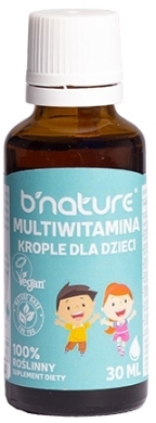 Bnature Multiwitamina krople dla dzieci 30 ml
