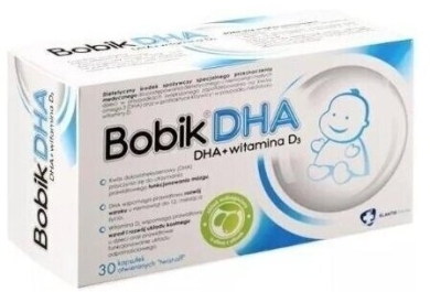 Bobik DHA (DHA + Wit.D3) 30 kaps.twistoff 