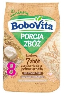 BoboVita 7 Zbóż bezmleczna kaszka zbożowo-jaglana 170g