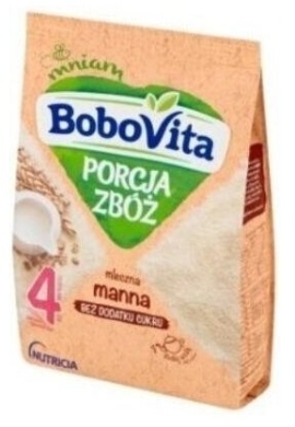 BoboVita Porcja Zbóż Kaszka mleczna od 4 miesiąca życia 210 g