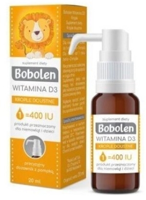 Bobolen Witamina D3 krople 20 ml