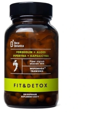 Boca Botanica Forskolin+Aloes+Piperyna+Kapsaicyna 120 kapsułek