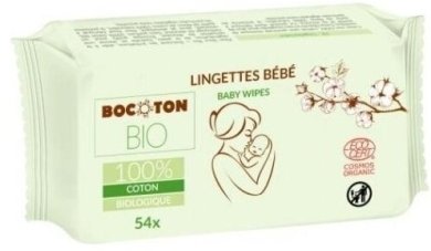 Bocoton bawełniane chusteczki dla dzieci i niemowląt 54 sztuki