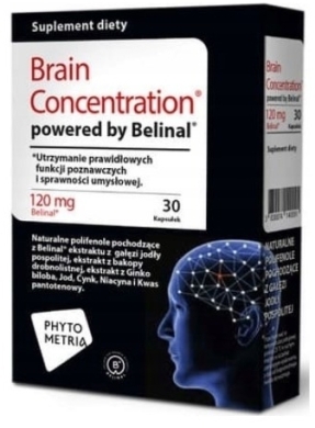 Brain Concentration powered by Belinal 30 kapsułek