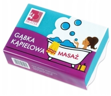 Bratek Gąbka kąpiel do masażu 1 sztuka