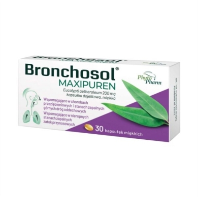 Bronchosol Maxipuren kapsułki dojelitowe miękkie 30 sztuk