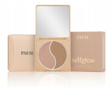 Bronzer prasowany Paese Self Glow Light wykończenie satynowe 6 g