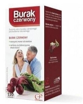 Burak czerwony 120 tabletek