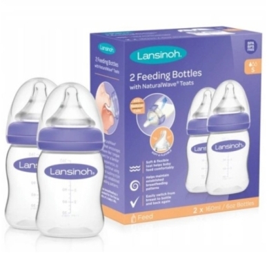 Butelki Lansinoh ze smoczkami NaturalWave 2 x 160 ml