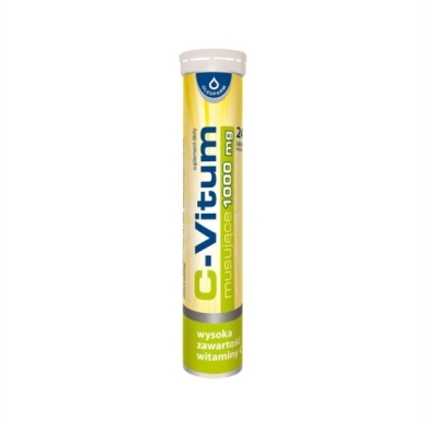 C-Vitum musujące 1000 mg 24 tabletki musujące