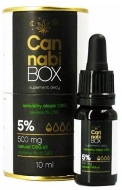 CANNABI BOX olejek CBG 5% 10 ml