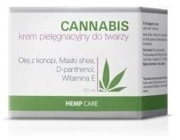 CANNABIS Krem pielęgnacyjny do twarzy z olejem konopi 50 ml