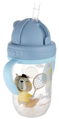 CANPOL BABIES Kubek niekapek z rurką i odważnikiem 270 ml 1 sztuka