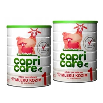 CAPRICARE 1 Mleko początkowe oparte na mleku kozim 400 g Wielopak x2