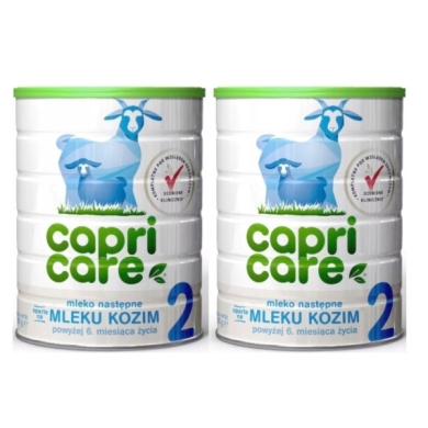 CAPRICARE 2 Mleko następne oparte na mleku kozim 400 g Wielopak x2