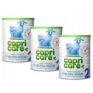 CAPRICARE 2 Mleko następne oparte na mleku kozim 400 g Wielopak x3