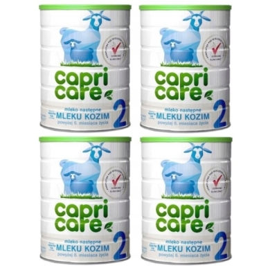 CAPRICARE 2 Mleko następne oparte na mleku kozim 400 g Wielopak x4