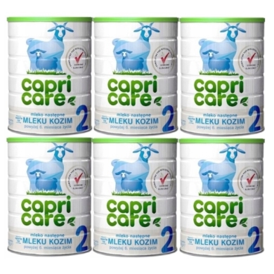 CAPRICARE 2 Mleko następne oparte na mleku kozim 400 g Wielopak x6