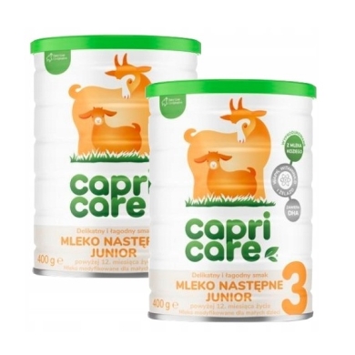 CAPRICARE 3 Junior mleko następne na mleku kozim 400 g Wielopak x2