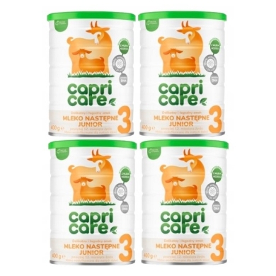CAPRICARE 3 Junior mleko następne na mleku kozim 400 g Wielopak x4