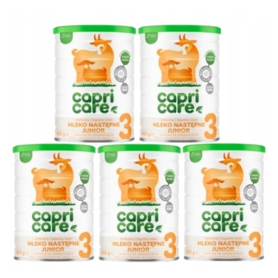 CAPRICARE 3 Junior mleko następne na mleku kozim 400 g Wielopak x5