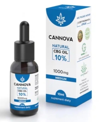 CBG Cannova Natural 10% olej 10 ml