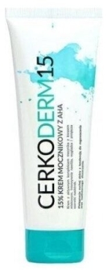 CERKODERM 15 Krem 15% mocznikowy z AHA 125 ml
