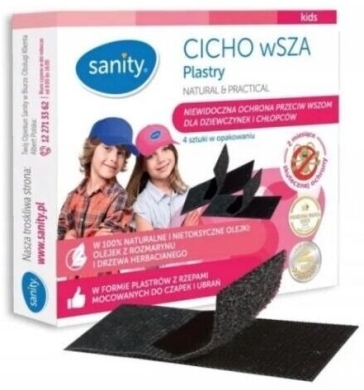 CICHO wSZA Plastry 4  sztuki