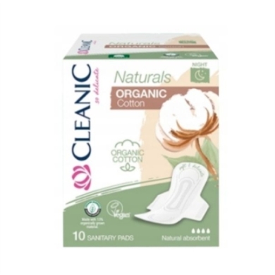 CLEANIC podpaski nat.organic NOC 10 sztuk