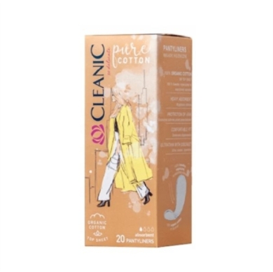 CLEANIC wkładki pure cotton 20 sztuk